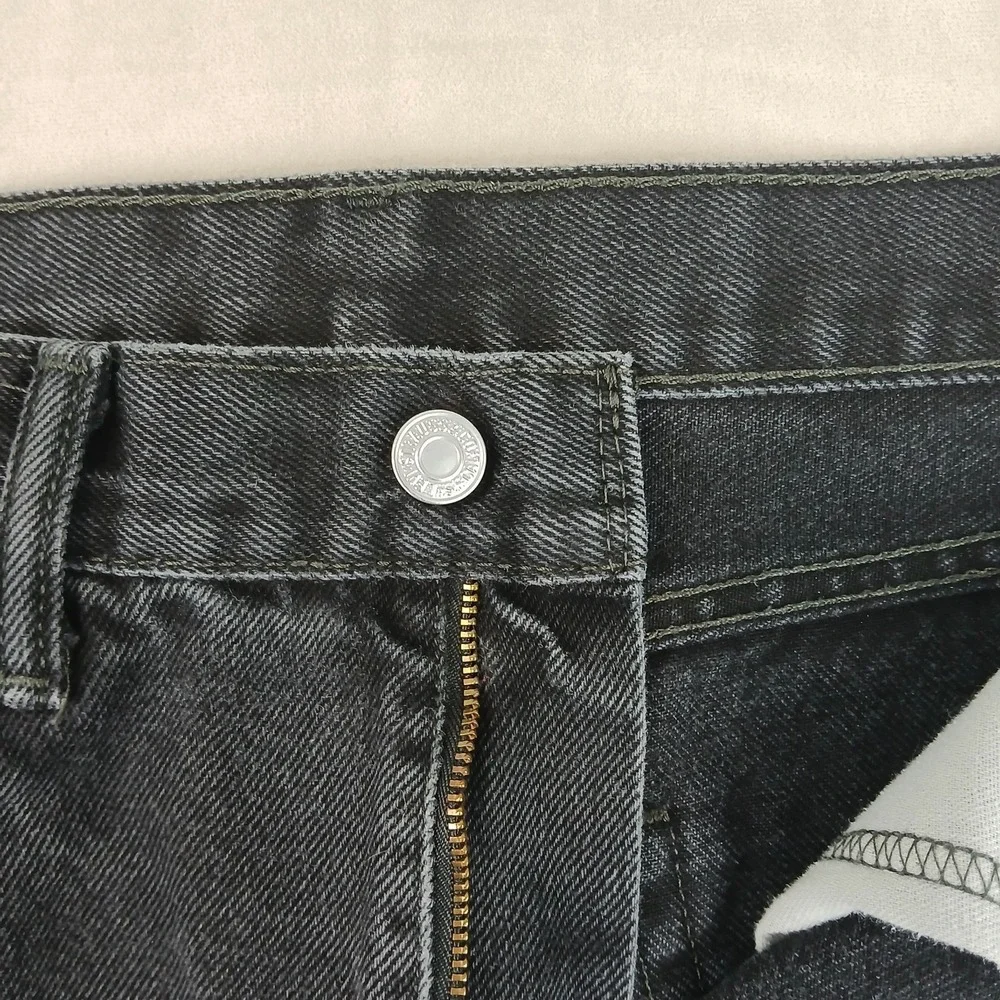 Vintage Levis 505 32x28 Mens Jeans Faded Black‎ FLAWS City Straight Grunge
